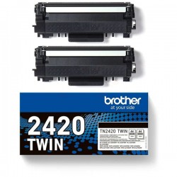 Brother (TN-2420XXL) Compatible Jumbo XXL Toner-kit Twin Pack