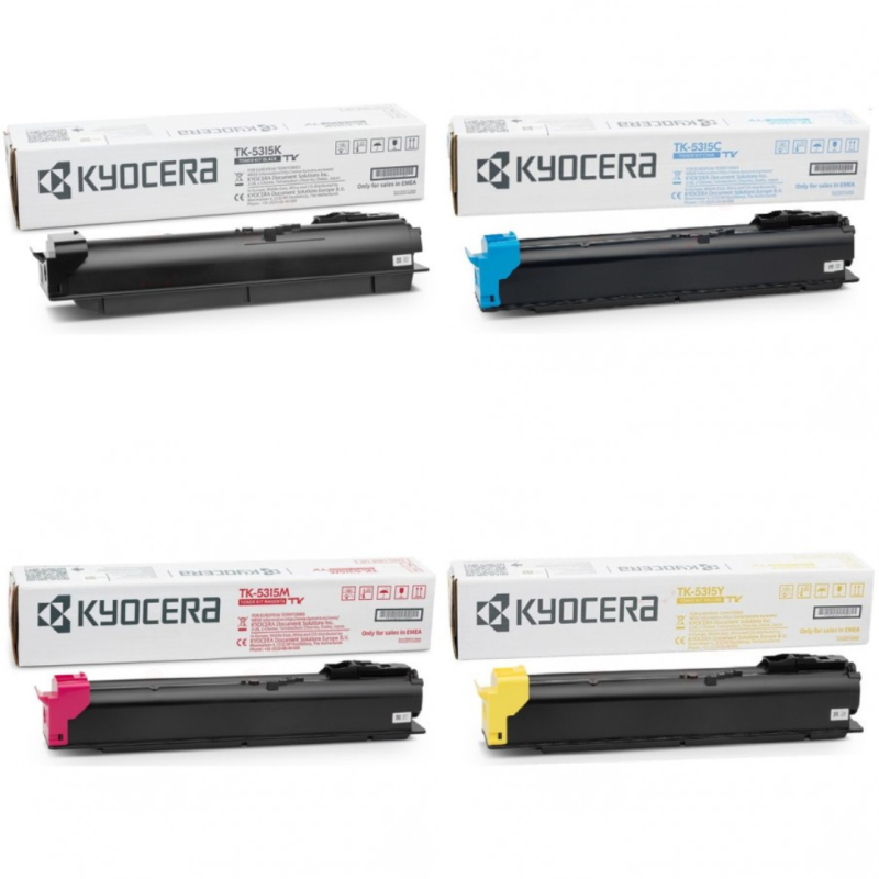 Kyocera Original TK5315 Toner Multipack - TK5315K/TK5315C/TK5315M/KYOTK5315Y