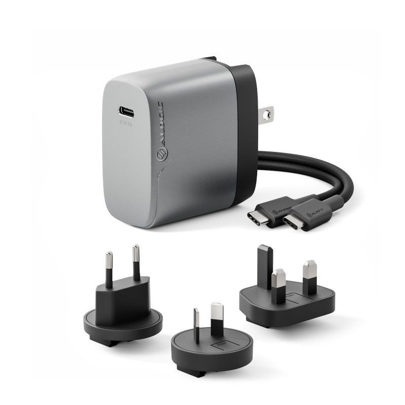 Alogic 1 Port 67W Rapid Power Multi-Country GaN Charger
