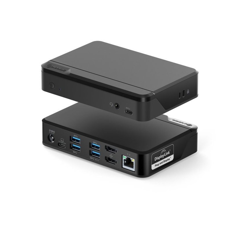 Alogic Universal Twin HD Docking Station with USB-C and USB-A Compatibility