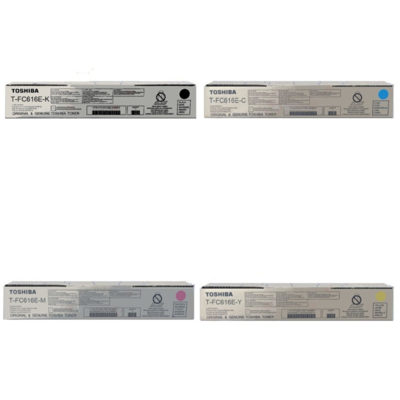 Toshiba Original T-FC 616 Toner Multipack - TFC616EK/TFC616EC/TFC616EM/TFC616EY