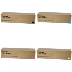Toshiba Original TFC50E Toner Multipack - TFC50EK/TFC50EC/TFC50EM/TFC50EY