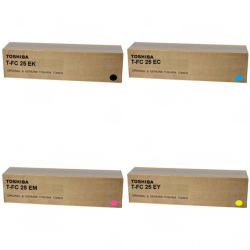 Toshiba Original TFC25E Toner Multipack - TFC25EK/TFC25EC/TFC25EM/TFC25EY