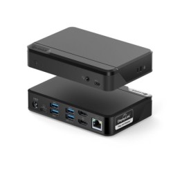 Alogic Universal Twin HD Docking Station with USB-C and USB-A Compatibility Alogic Universal Twin HD Docking Station with USB-C and USB-A Compatibility