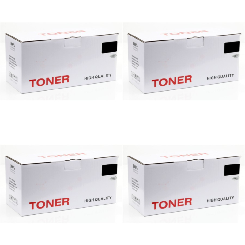 Toshiba Compatible Toner Multipack CMYK T-FC25EK T-FC25EC T-FC25EY T-FC25EM