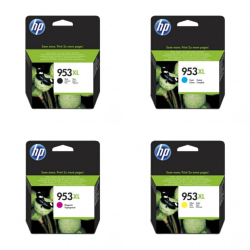 HP Original 953XL Ink Cartridge Multipack - HPL0S70AE/HPF6U16AE/HPF6U17AE/HPF6U18AE