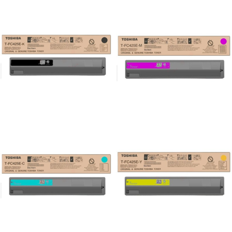 Toshiba TFC425 Original Toner Multipack - TFC425EK/TFC425EC/TFC425EM/TFC425EY