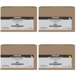 Toshiba Original TFC338 Toner Multipack - TOSTFC338EKR/TOSTFC338ECR/TOSTFC338EMR/TOSTFC338EYR
