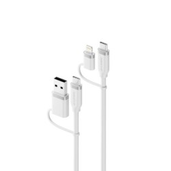 Alogic 4-in-1 100W Silicone Flexible Universal Charging Cable