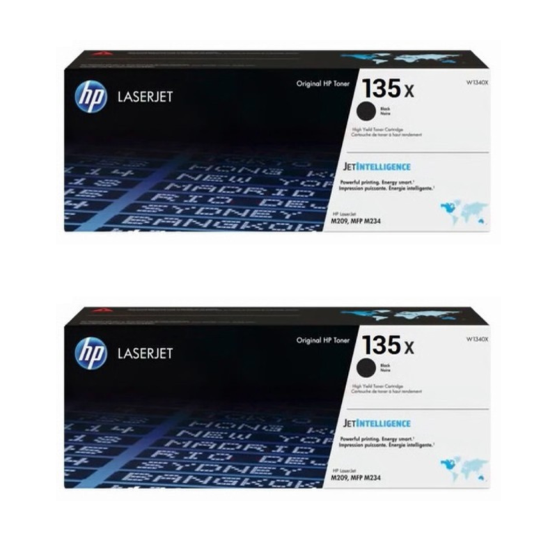 HP  (135X) Original Toner cartridge black high-capacity Twin-Pack(W1350X)