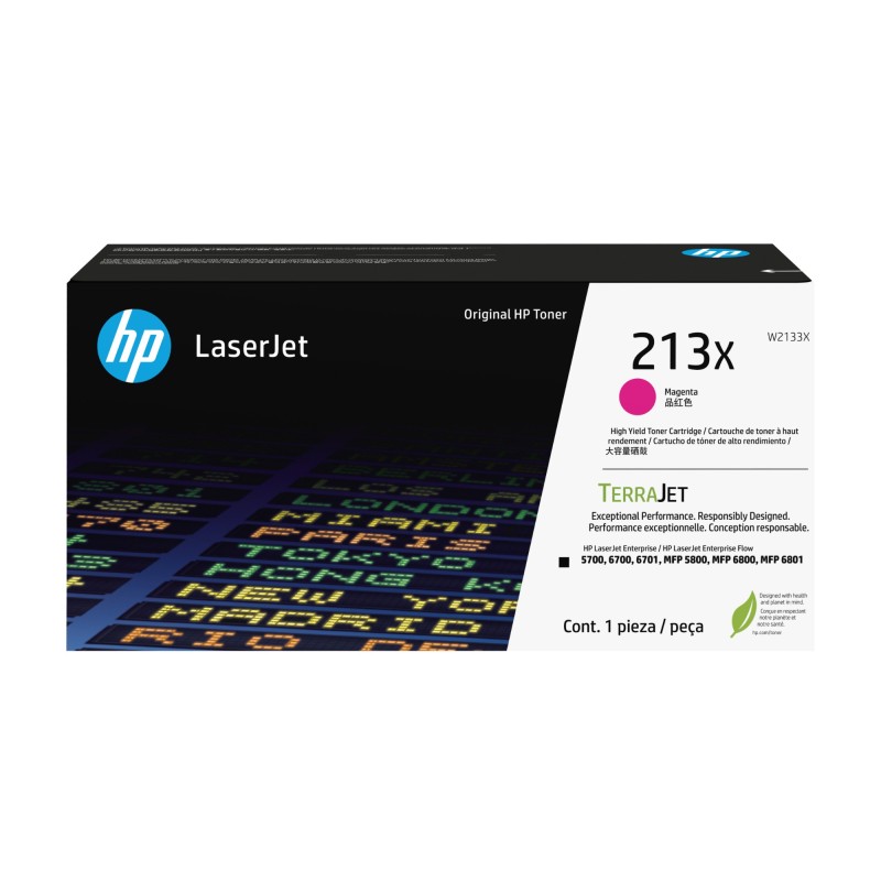 HP  (213X) Original Toner cartridge magenta high-capacity (W2133X)