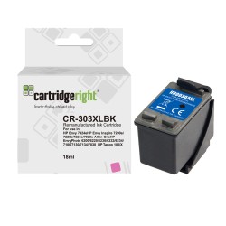 HP  (303XL) Compatible Ink Cartridge - Black - 18ml