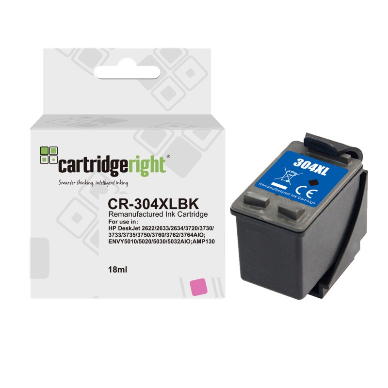 HP Compatible 304XL Ink Cartridge - Black - 18 ml