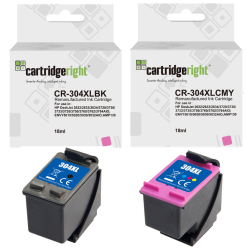 HP Compatible 304XL Ink Cartridge multipack - 2x18 ml