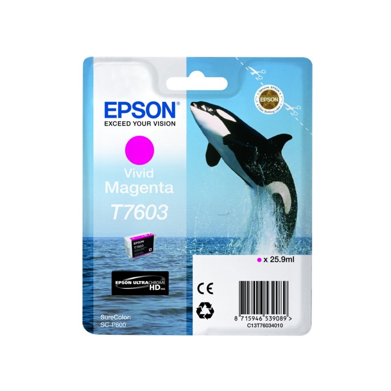 Epson  (T7603) Original Ink cartridge magenta (C13T76034N10)