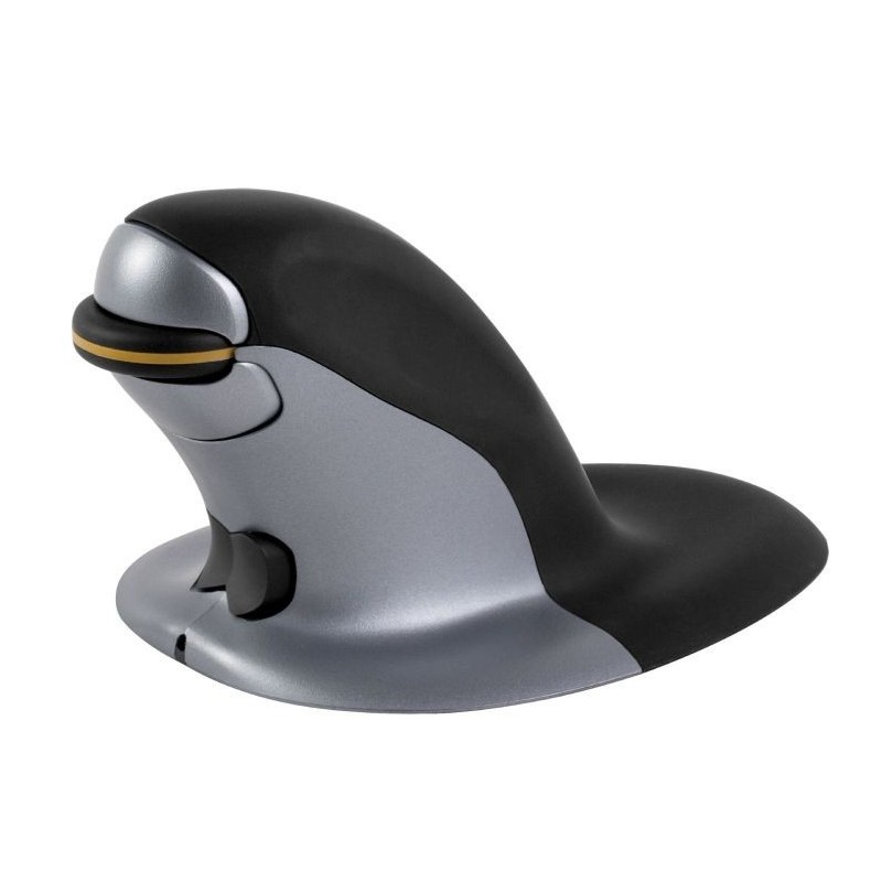 Fellowes 9894701 Medium Penguin Ambidextrous Vertical Mouse - Wireless