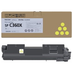 Ricoh  (SPC360X) Original Toner-kit yellow extra High-Capacity (408253)