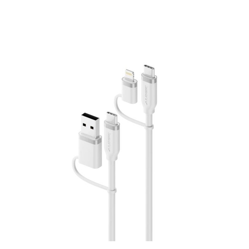 Alogic 4-in-1 100W Silicone Flexible Universal Charging Cable