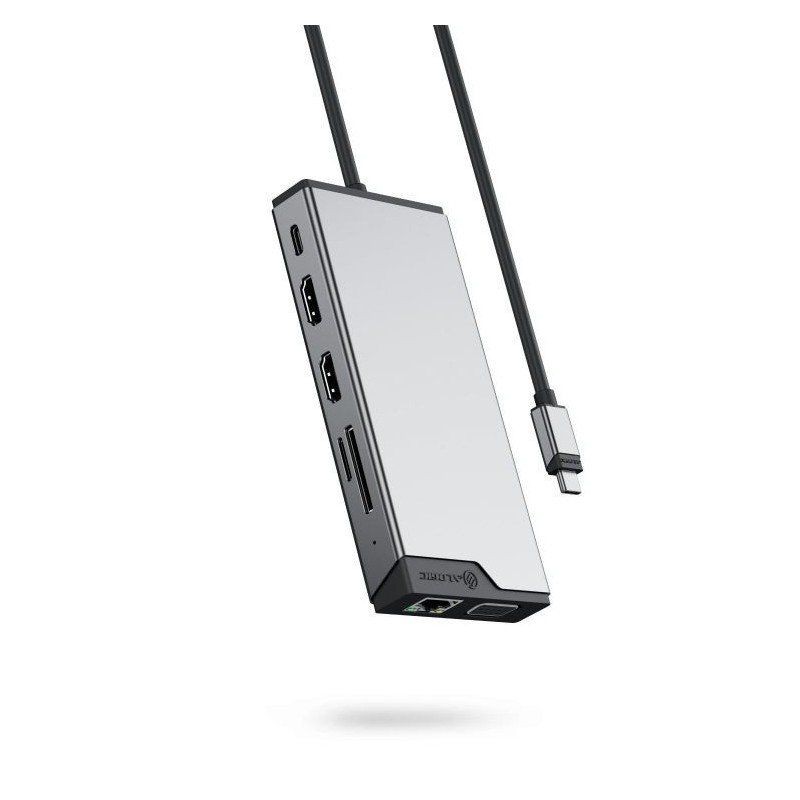 Alogic DV3 12-in-1 USB-C Dual Display Mini Dock