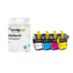 Brother Compatible Ink Cartridge Multipack Bk,C,M,Y (LC-424VAL)