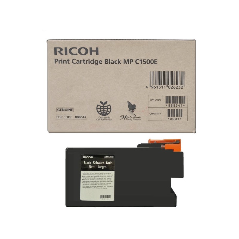 Infotec  (DT1500BLK) Original Ink cartridge black (888547)