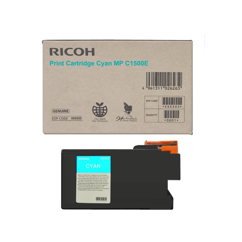 Infotec  (DT1500CYN) Original Ink cartridge cyan (888550)