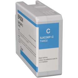 Epson  (SJIC-36-P-C) Original Ink cartridge cyan (C13T44C240)