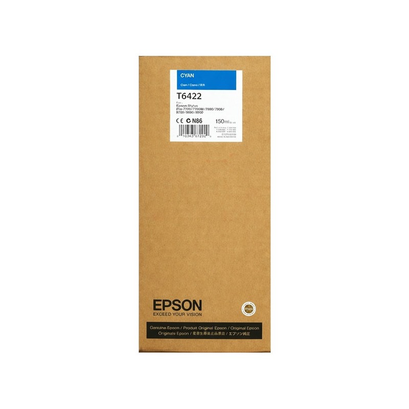 Epson  (T6422) Original Ink cartridge cyan (C13T642200)