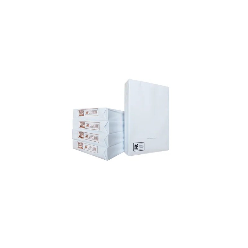 White Wrapped 80gsm A4 Copier Paper Box of 5