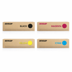 Multipack Develop  (TNP-81 C) Original Toner cyan (AAJW4D2), black (AAJW1D2), magenta (AAJW3D2), yellow (AAJW2D2)