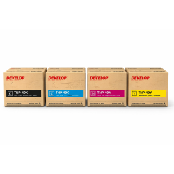 Multipack Develop  (TNP-49 K) Original Toner BKYMC (A95W1D0),(A95W2D0).(A95W3D0),(A95W4D0)