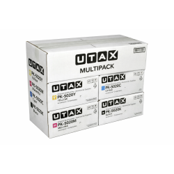 Multipack Utax Original Toner-Kit BCMY (PK-5020 K, PK-5020 C, PK-5020 M, PK-5020 Y)
