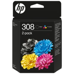 HP  (308) Original Printhead cartridge multi pack black + color (6L6S6UE)