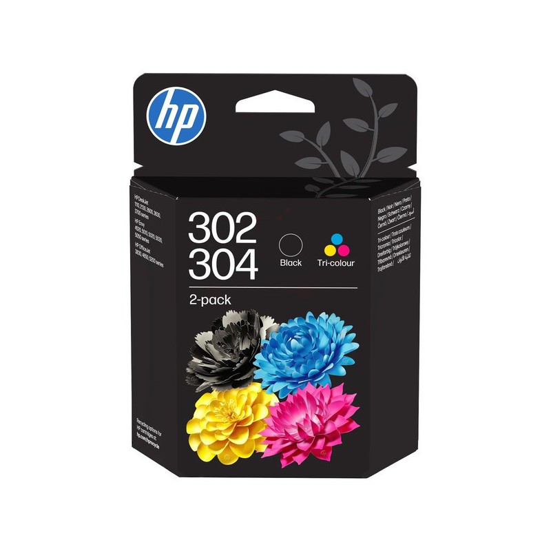 HP  (302/304) Original Printhead cartridge multi pack black + color (B82L1AE)