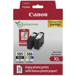 Canon  (PG-595 XL/CL-586 XL) Original Ink cartridge multi pack black + color high-capacity (7170C004)