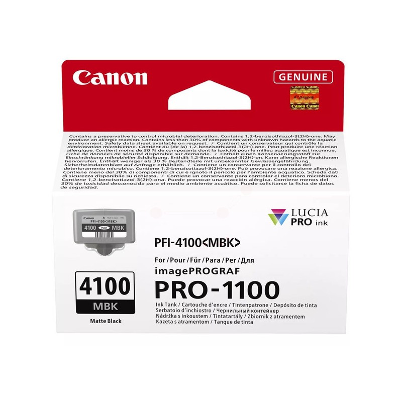 Canon  (PFI-4100 MBK) Original Ink cartridge black matt (6776C001)