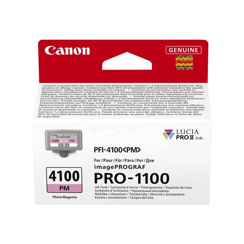 Canon  (PFI-4100 PM) Original Ink cartridge light magenta (6782C001)