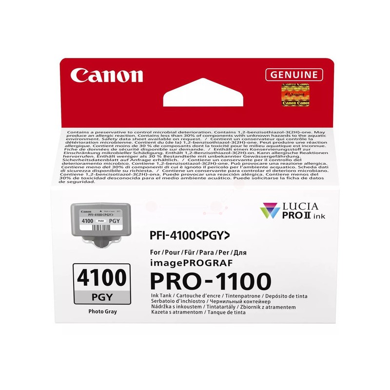 Canon  (PFI-4100 PGY) Original Ink cartridge photo gray (6784C001)