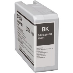 Epson  (SJI-C-55-BK) Original Ink cartridge black (C13T58C140)