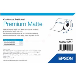 Epson Original roll Etikettes matt Premium 51mm x 35m (C33S045417)