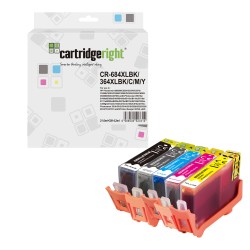 HP  (364XL) Compatible Ink Cartridge Multipack Bk,C,M,Y