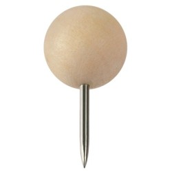 Nobo 1915709 Notice Board Wooden Push Pins - Pack of 40