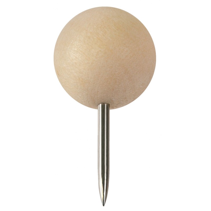 Nobo 1915709 Notice Board Wooden Push Pins - Pack of 40