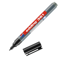 edding 361 whiteboard Black marker Box of 10