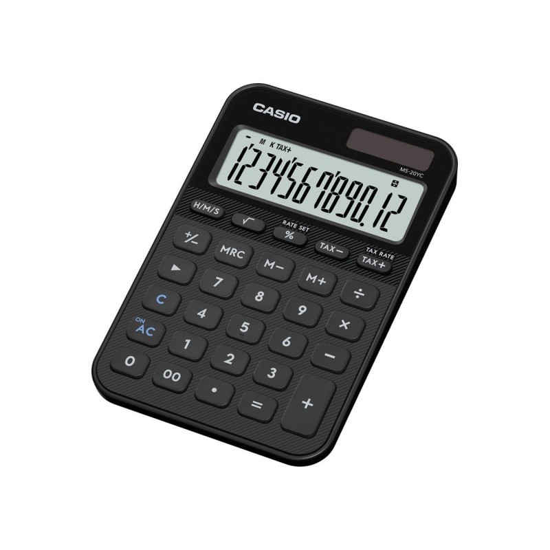 Casio MS-20YC Small Desk Calculator Black