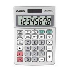 Casio MS-88ECO Mini Desk Calculator