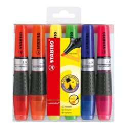 STABILO LUMINATOR Highlighter Pack of 6 Assorted colours
