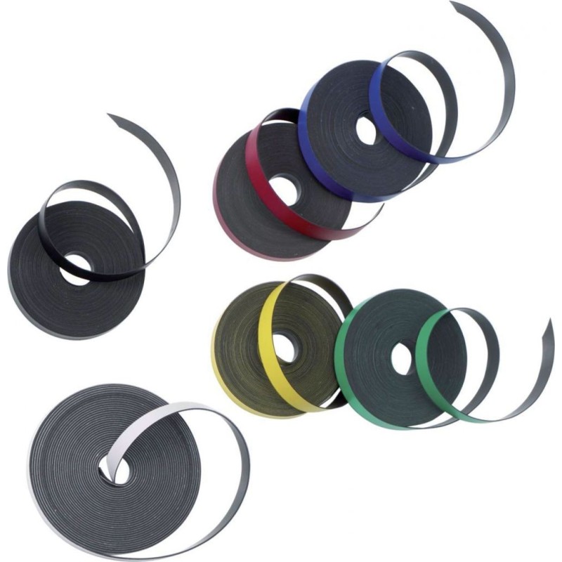 Nobo 1901053 Magnetic Tape Black 10mm x 10m