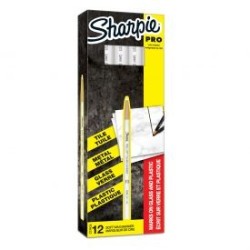 Sharpie S0305061 White China Marker Box of 12