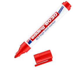 edding 8030 NLS high-tech marker red Box of 10
